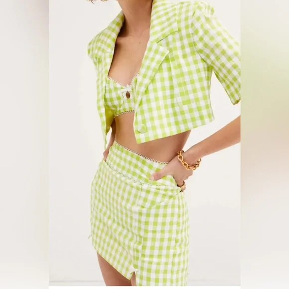 For Love and Lemons Maureen Mini Skirt NWT Size M - Picture 3 of 11